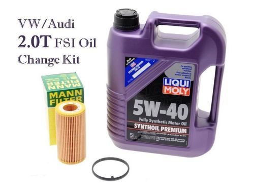 Audi vw oil change kit 2.0 fsi audi a3, a4, tt, tts, vw golf, jetta, passat b6