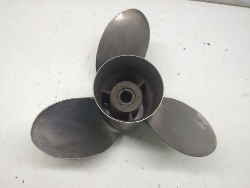 Used quicksilver mirage propeller 48-13703-21 lh a40 21p 15 spline stainless s-2