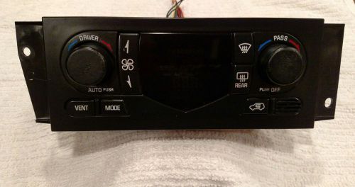 02-07 buick rendezvous digital climate control heater a/c 10317836 tested