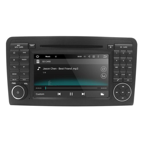 Android 5.1 7&#034; car dvd radio player for mercedes benz ml gl w164 gps radio new
