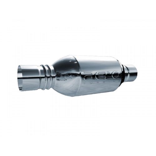 3.0&#034; inlet/outlet aero turbine exhaust muffler, 304 stainless steel - at3030