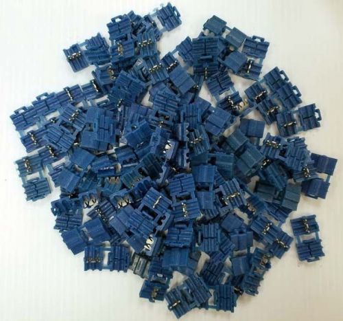 Quick splice connectors - blue 2.5amp 14-16awg (100pcs) - 132