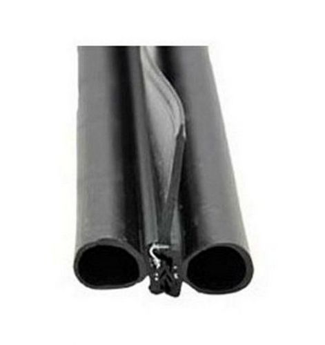 Rv trailer double bulb wiper black rubber seal ap products 018-478