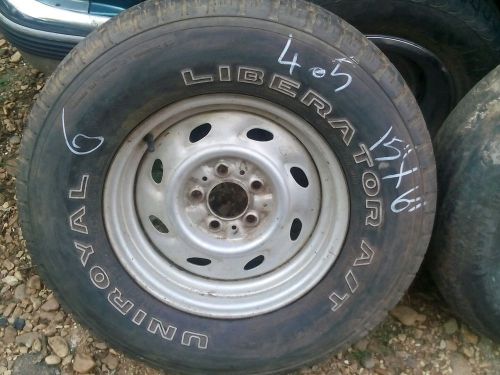 235/75/15 tire &amp; 4.5 x 6&#034; rim