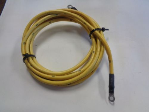 Yellow 6 awg electrical wire cable 12&#039; j378 &amp; j1127 marine boat