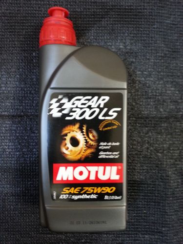 105778 motul gear 300 ls 75w-90 1 liter lubricant for gearbox 100% synthetic api