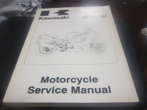 Kawasaki 2002 zz r 1200 service manual used