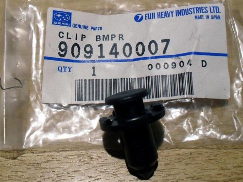 Subaru bumper engine cover fender and grille clips oem
