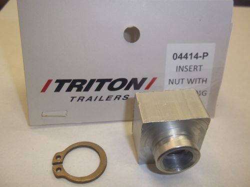 Triton trailer insert nut with snap ring 04414