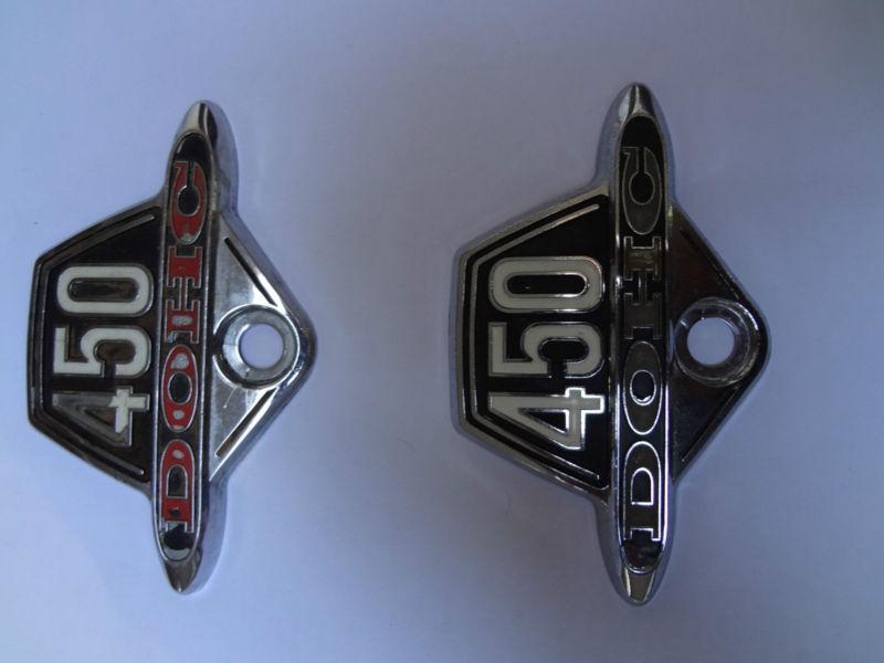Honda cb450 side cover badges, decals emblems 1973 