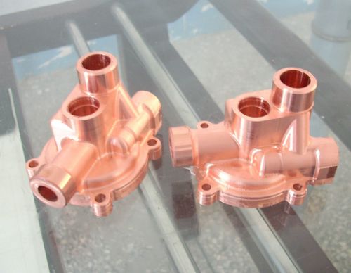 Custom cnc machining precision copper brass valve body rapid prototyping parts
