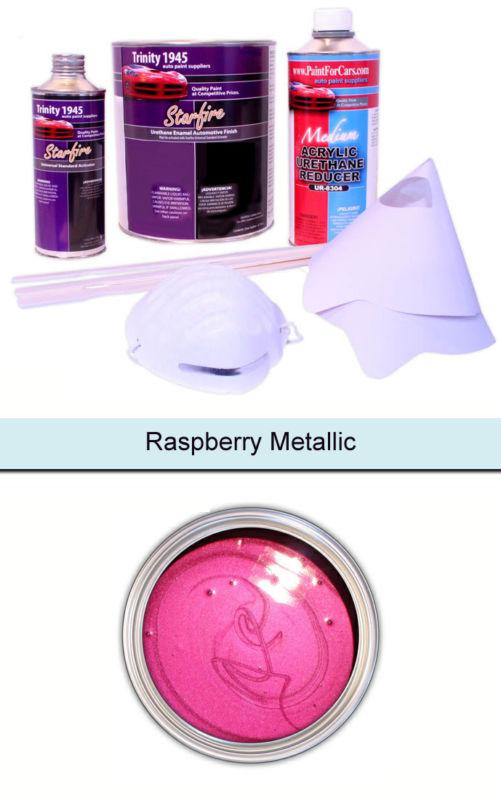 Raspberry metallic urethane acrylic car paint kit