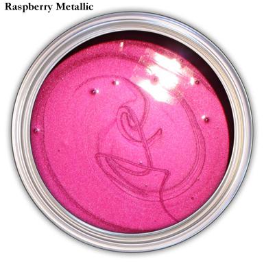 Raspberry metallic  urethane basecoat clear coat kit