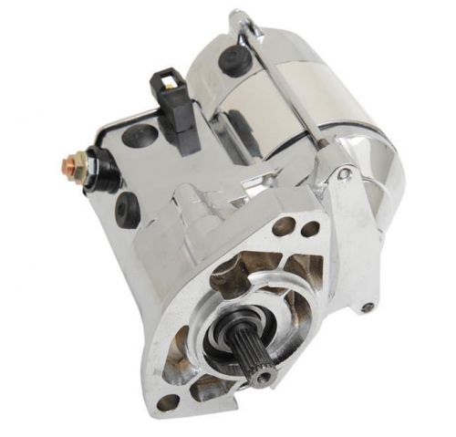 Terry components - 771090 - starter motor, 1.4kw - polished/chrome