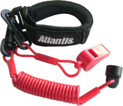 Atlantis pro floating wrist/jacket tethercord/lanyard (red)