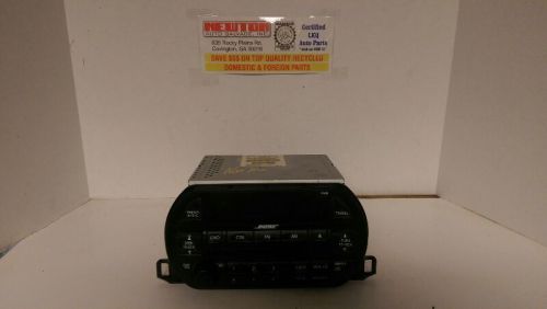 Audio equipment receiver am-fm-stereo-6 disc cd bose 2-din fits altima 218649