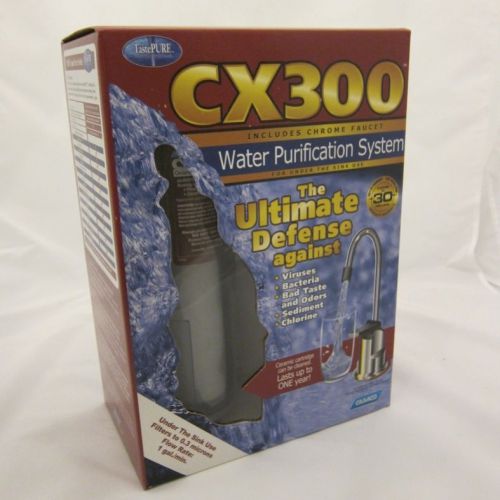 Camco tastepure cx300 under sink water purification system 40661 w chrome faucet