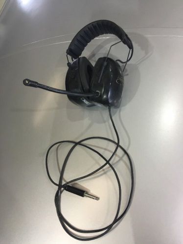 Comtronics headset  general aviation-black  helicopter headset