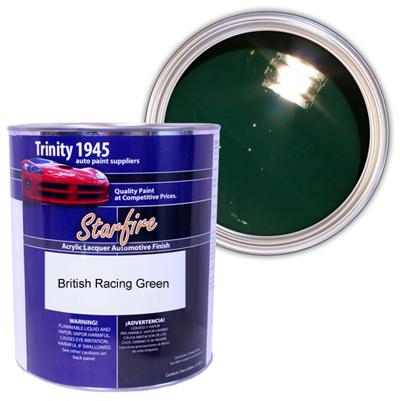 Starfire acrylic lacquer auto paint british racing green - 1 gallon