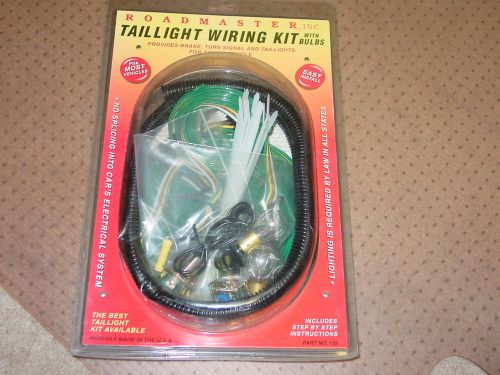 New roadmaster taillight wiring kit with bulbs #155 &#034;easy install&#034; new