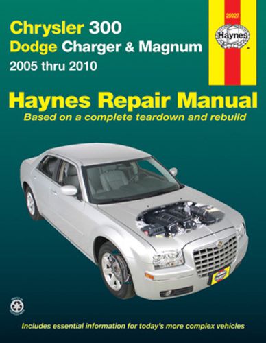 Repair manual fits 2005-2010 dodge charger magnum  haynes