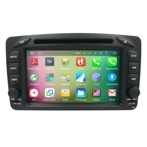 Quad core android 5.1.1 car dvd player for benz clk w209 /c-class w203 gps navi