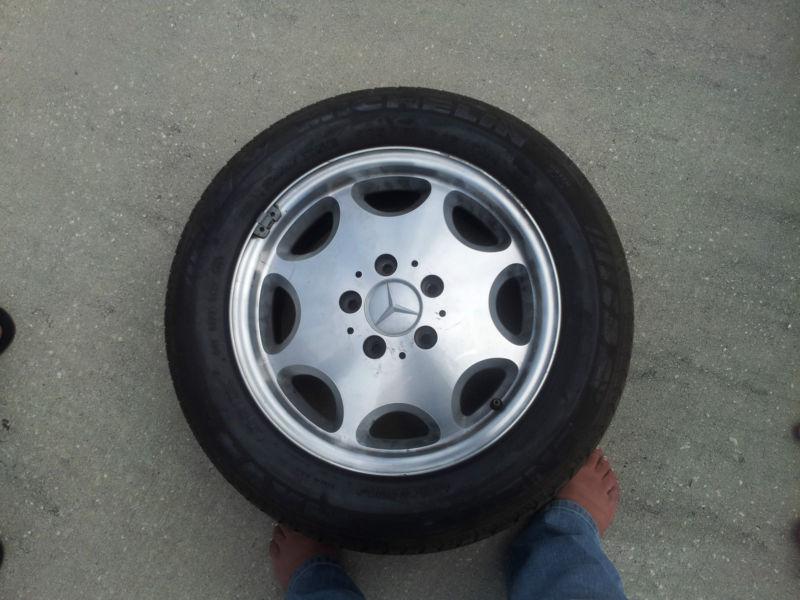 4 rims 205/60r15 radial tire mercedes benz rim