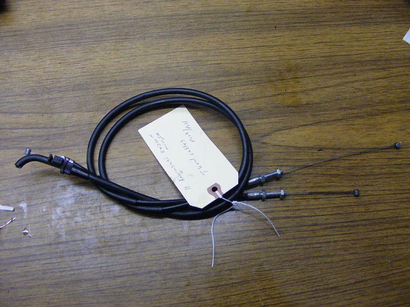 2011 kawasaki ex250j ninja throttle cables