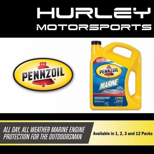 Pennzoil marine outboard full synthetic tc-w3 2-cycle oil - 3 gallon - 550022726