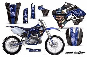 Yamaha graphic kit amr racing bike decal yz 125/250 decals mx parts 96-01 mh uk