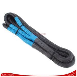Nylon fiber double braid  20&#039; x 3/4&#034; kinetic recovery rope tow strap 19,000 lbs
