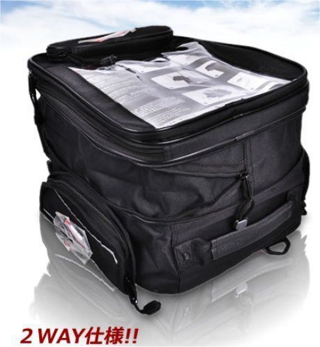 Mi-tankbag tank bag large capacity strong fixed touring 2way specification carry
