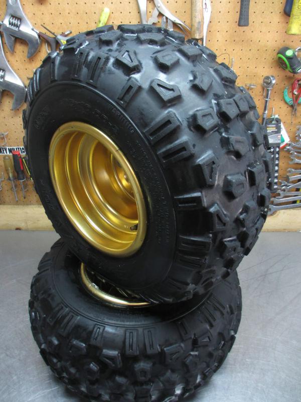 Oem rear wheels ohtsu tires *nice* 250r trx 400ex atc 450r 300ex trx250r 400x  