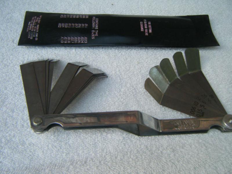 Craftsman 26 leaf offset feeler gauge 