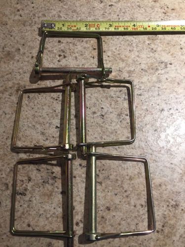 (5 ) hitch/canopy/ mower deck/ trailer/ pto pins square style with 1/4 &#034;  pin