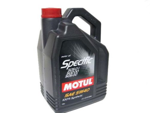 Motul 842451 5w-40 synthetic gasoline and diesel engine oil for vw - 5 liter jug