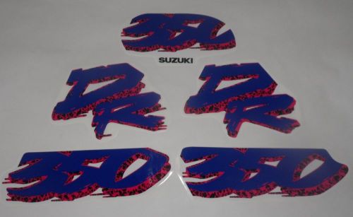 Suzuki dr 350 dr350  1993 blue, kit decals full!!!stickers, graphics!!!