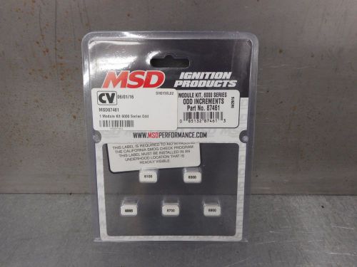 Msd 87461 ignition rpm modules 6000 to 6900 rpm set of 5