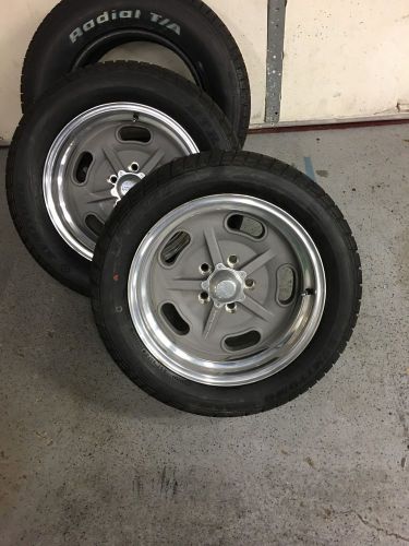 American racing salt flat wheels 16x8 gm with tires