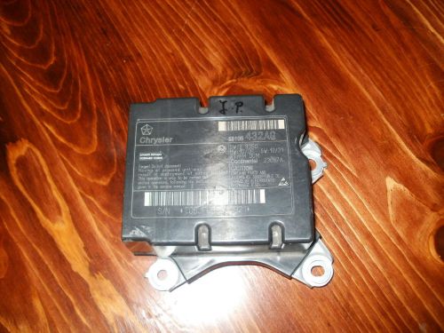 Chrysler airbag (occupant restraint) module 68105432ag town &amp; country 2010-2013
