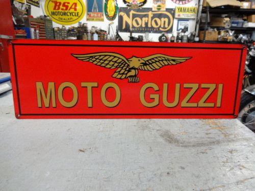 Moto guzzi sign motorcycle parts &amp; accessories ec0212