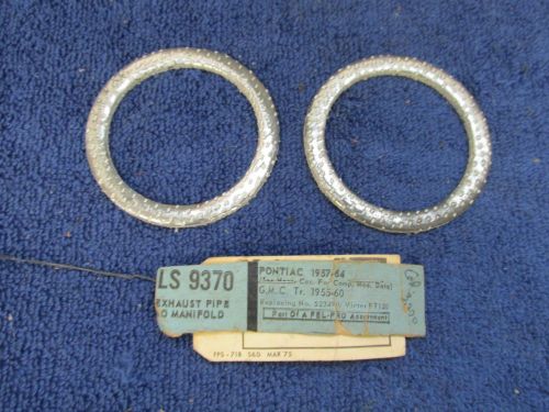 1957-64 pontiac 1955-60 gmc truck exhaust pipe to manifold gaskets pair nos 716