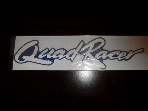 1989 quadzilla front fender sticker decals suzuki quadracer  lt500r pair