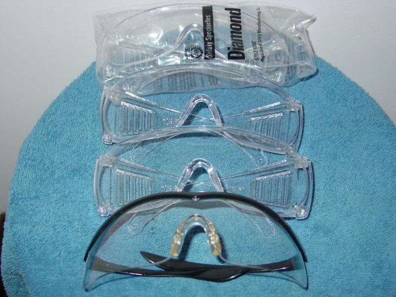 Home and automotive professional safety glasses for eye protection lot of 4 pr.
