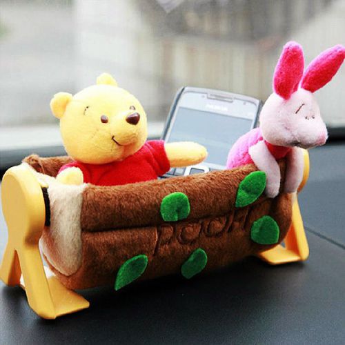 Smartphone objects holder pocket bag for car dashboard / winnie the pooh