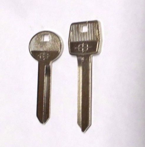 Vintage 1960`s lincoln continental ignition and trunk key blanks