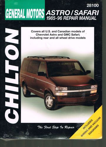 Chilton books 28100 astro/safari van 1985-96 repair manual