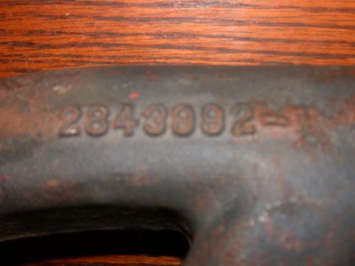 Hp exhaust manifold  rare date 1967 2843992-1 gtx road runner charger