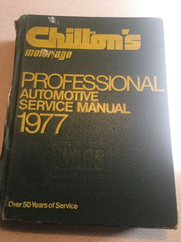 1977 chilton professional domestic auto repair manual