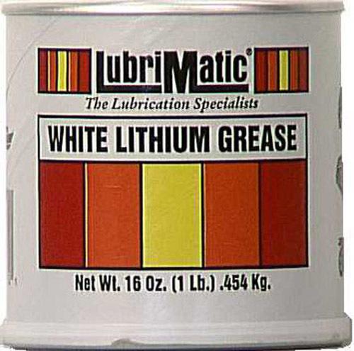 New! lubrimatic white lithium grease 1 lb. 11350